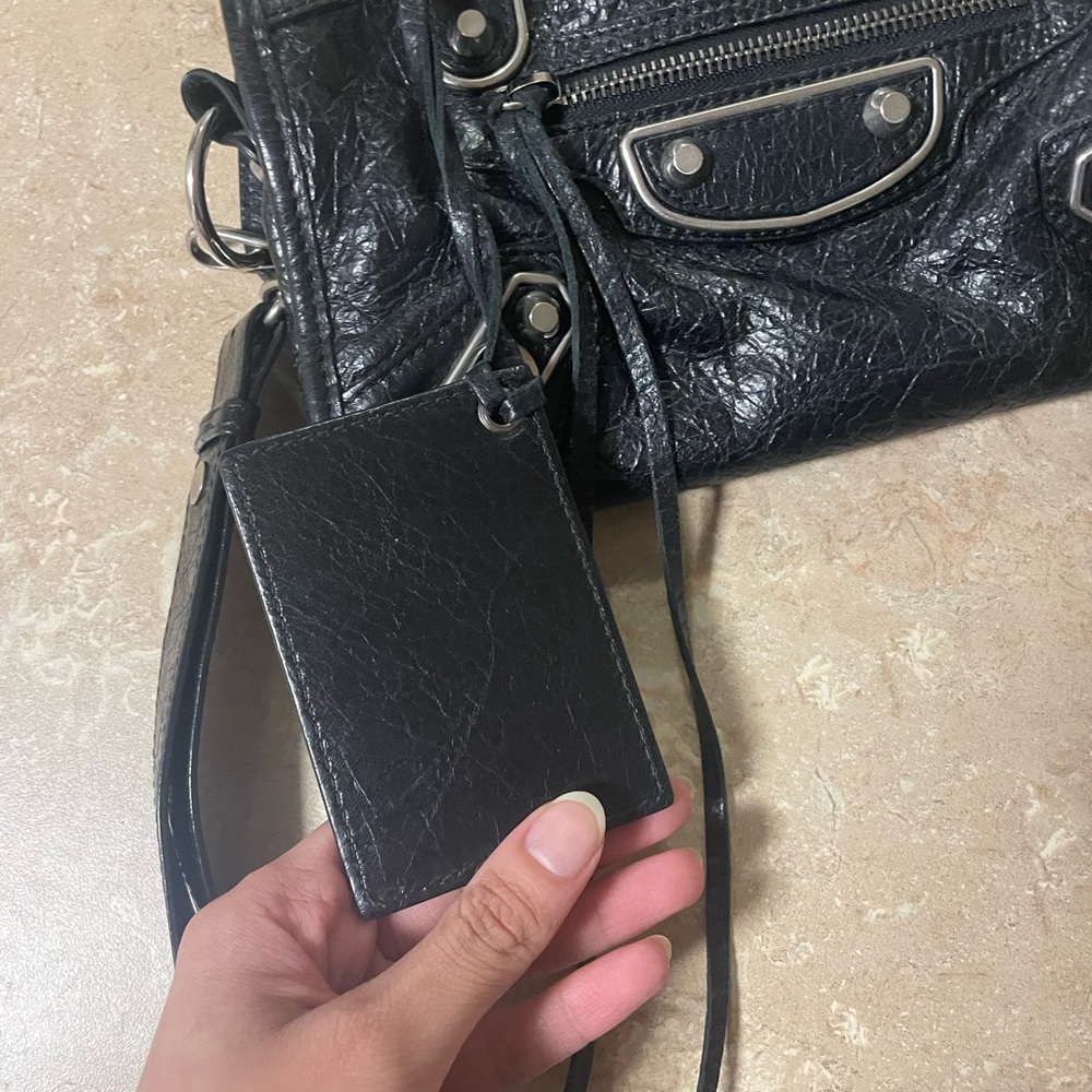 Balenciaga Black Mini Motorcycle City Bag - Picture 3 of 16